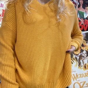 Mustard Yellow Hollister Sweater 💛